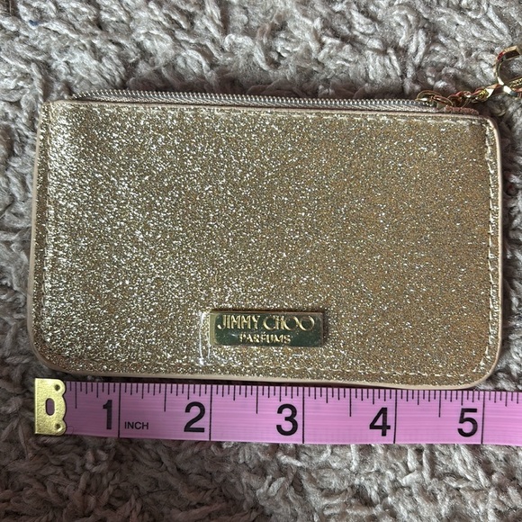 Jimmy Choo Glitter Gold‎ Pouch - Picture 10 of 11